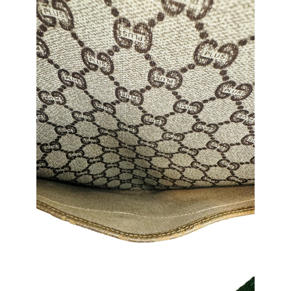 Authentic Vintage GUCCI PLUS GG Pattern Shoulder Tote Bag PVC Leather Brown - Picture 11 of 16